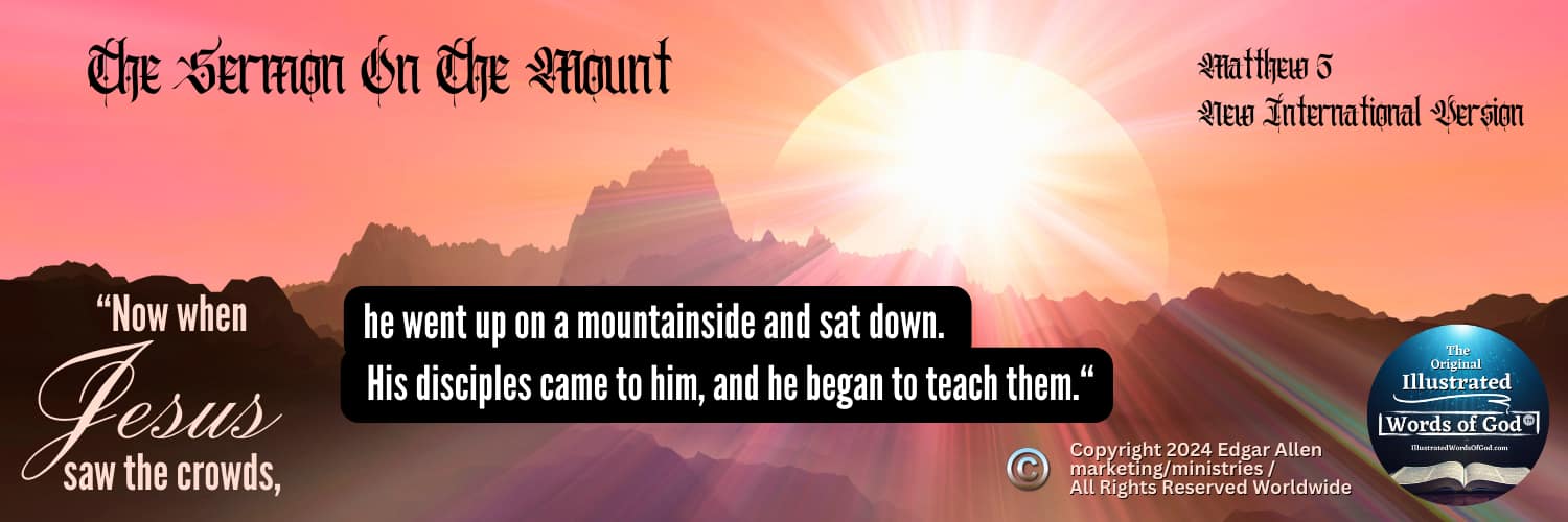 Sermon On The Mount Sermon - Illustrated Words of God